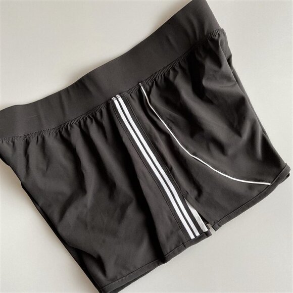 ACTIVE BLACK SHORTS WHITE STRIPES - Picture 4 of 8